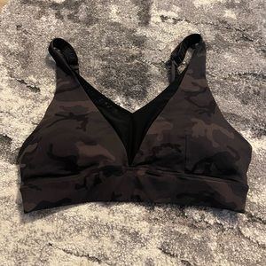 Forest camo adjustable mesh bra